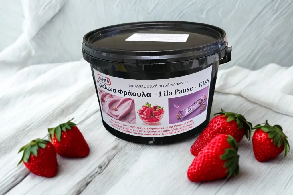 Πραλίνα Φράουλα – Lila Pause – KISS x 6 Kg